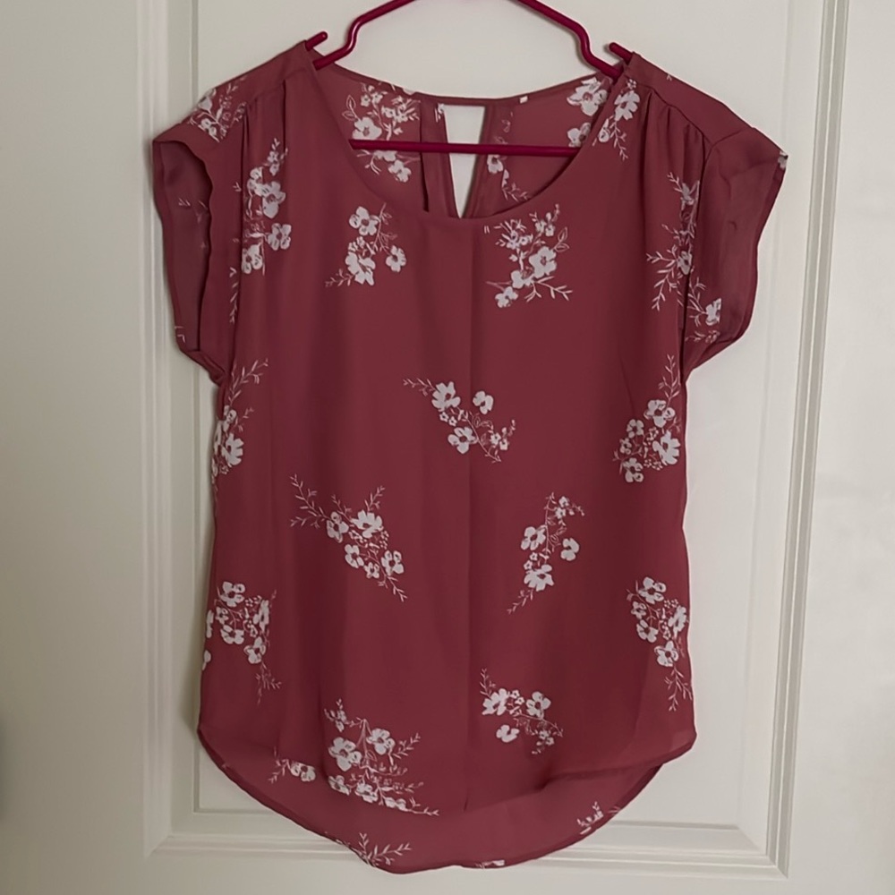 Floral Pink Women's Top